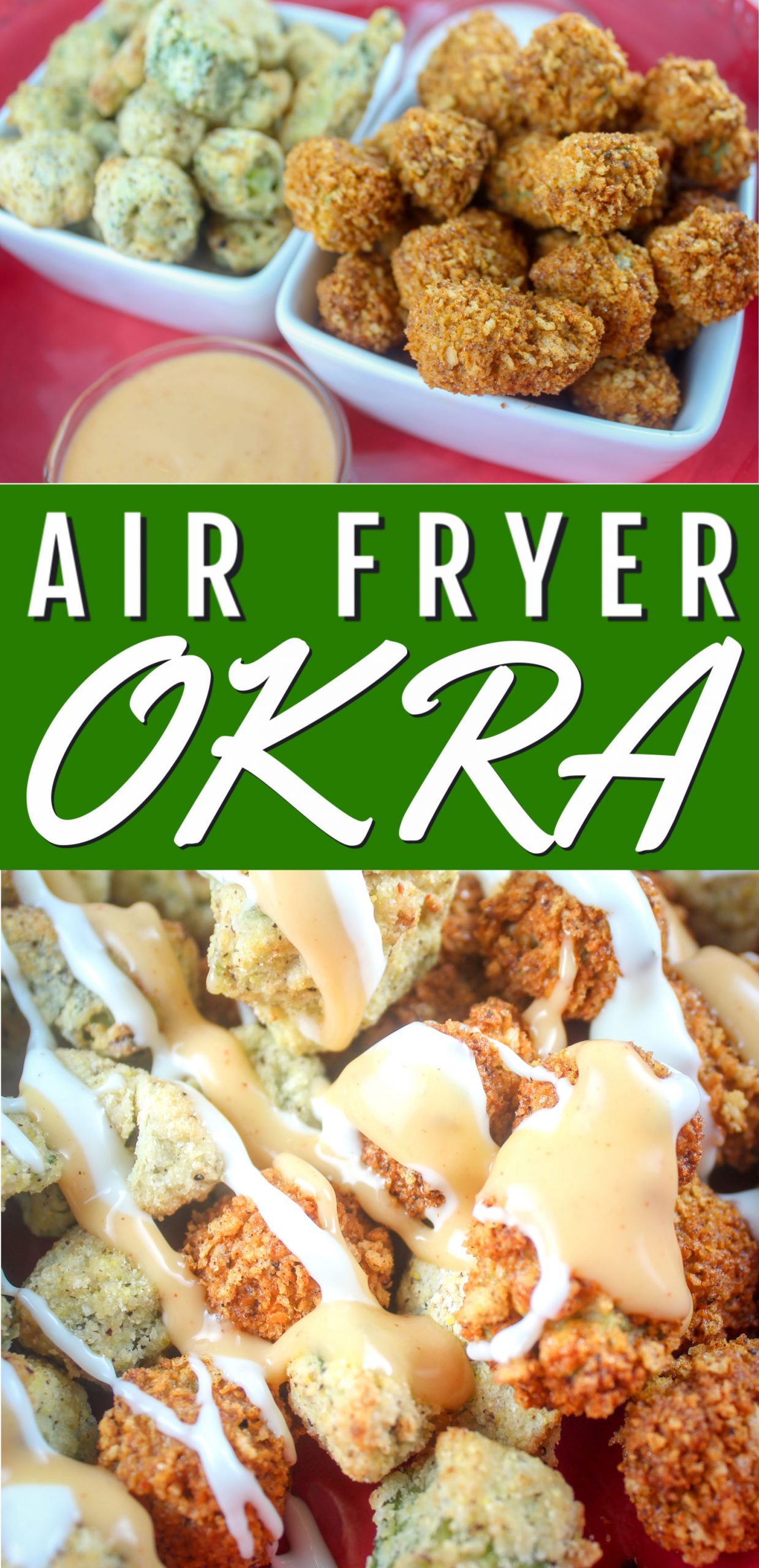 Breaded okra is totally a staple in the south - but us northern folk still know how to fix it! I love making okra in the air fryer! Crunchy little nuggets of goodness! Last week, I was at the farmers market and found a bunch and decided I would make it for myself!  via @foodhussy