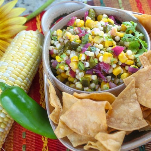 Copycat Chipotle Corn Salsa