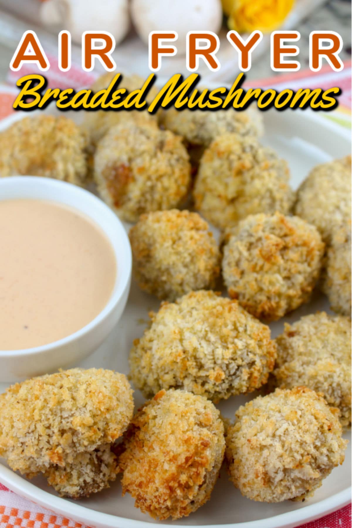 Breaded mushrooms are one of my favorite restaurant appetizers that I've never made at home - until now!!!! With the air fryer - there's no mess of oil - and they're crispy and just as delicious. These air fryer breaded mushrooms will hit the SPOT for you any night!  via @foodhussy