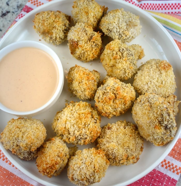 air fried mushrooms