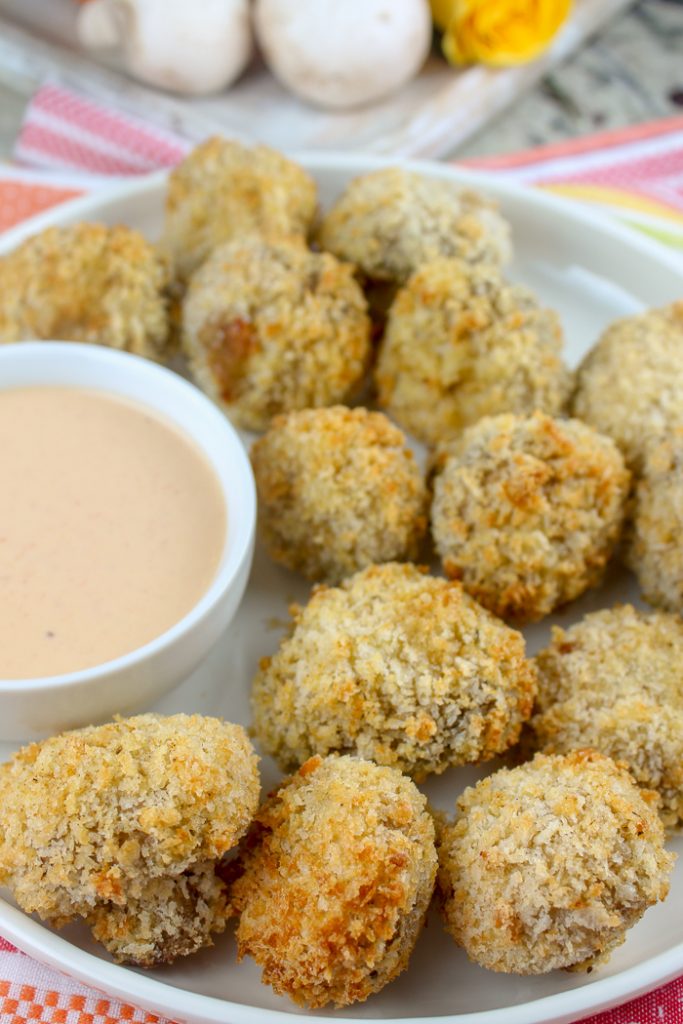 Air Fryer Breaded Mushrooms