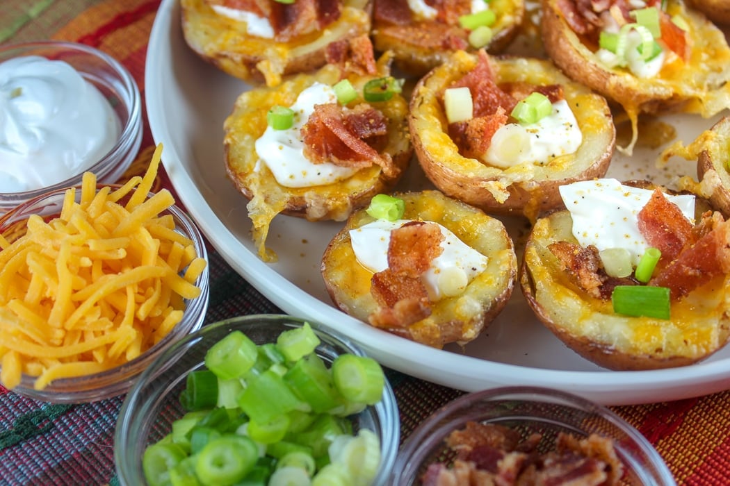 air fryer potato skins