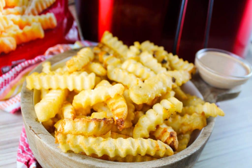 Ore Ida Crinkle Fries in the Air Fryer