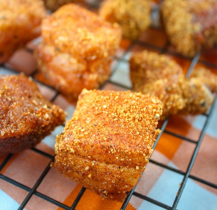 Smoked Pork Belly Burnt Ends