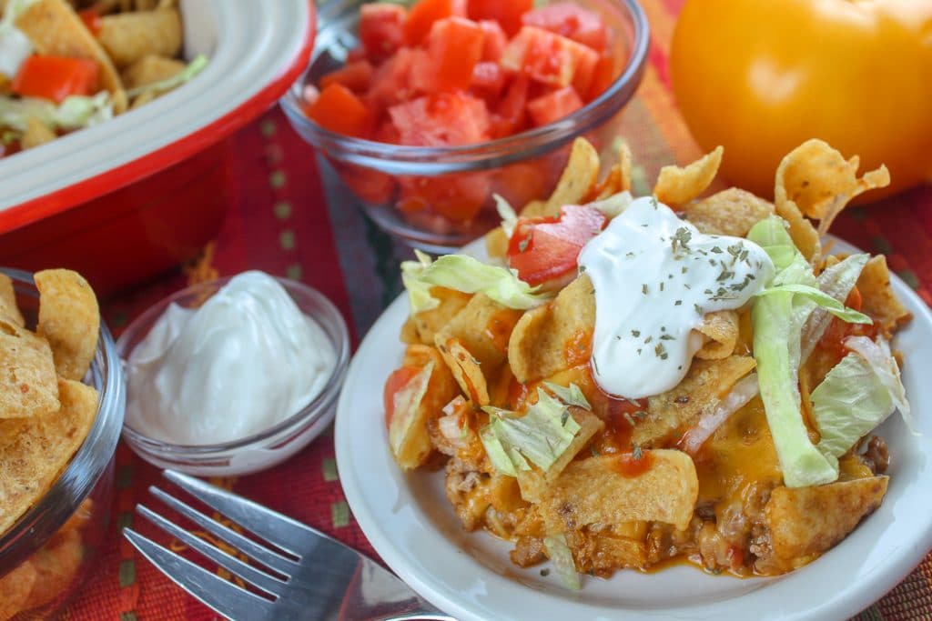 Walking Taco Casserole