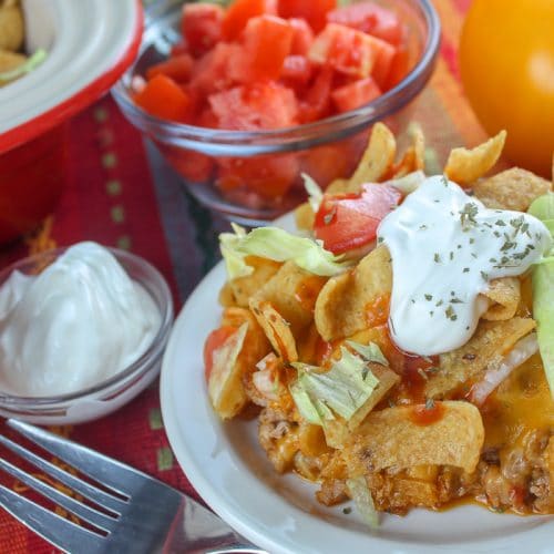 Walking Taco Casserole