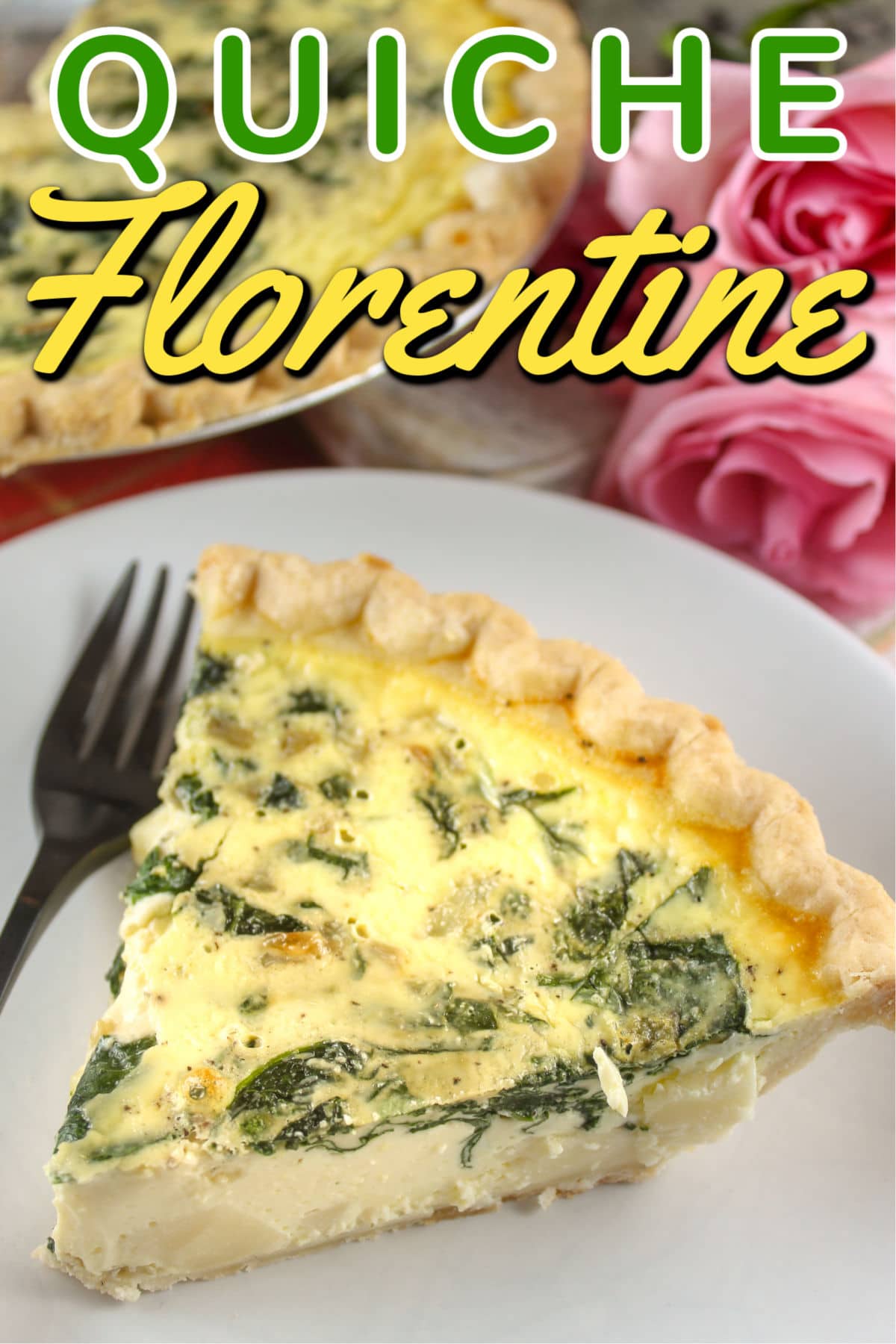 Quiche Florentine is a fancy way of saying spinach quiche and let me tell you - it's a fancy way of saying delicious! I'm normally a meat and cheese girl when it comes to quiche but this delicate dish with sautéed spinach and onions on top of Swiss cheese won me over! via @foodhussy