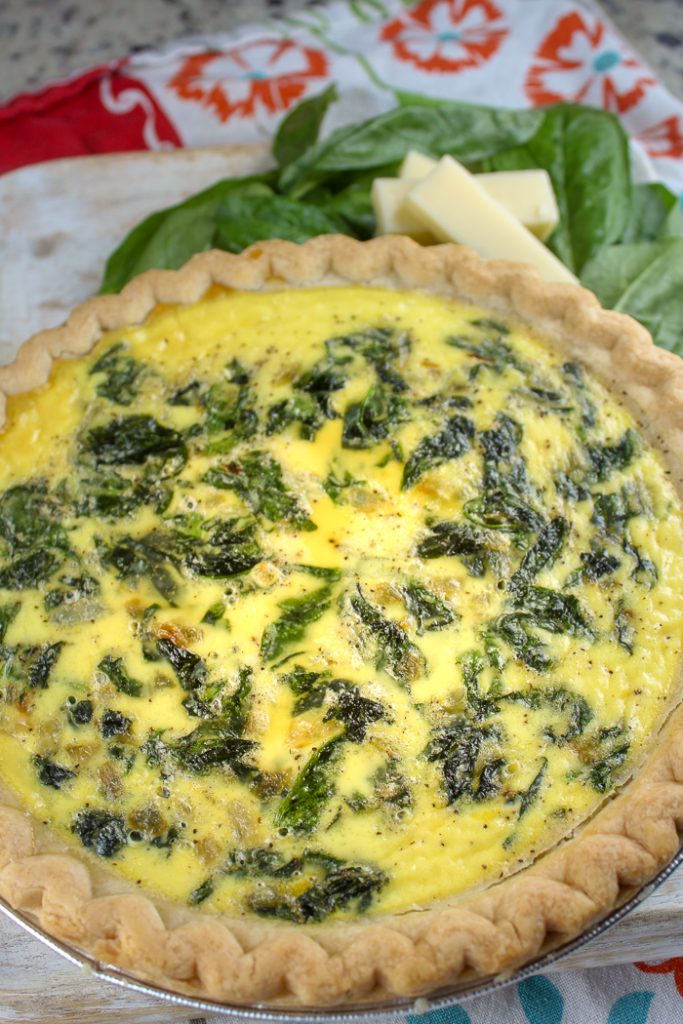 Quiche Florentine - The Food Hussy