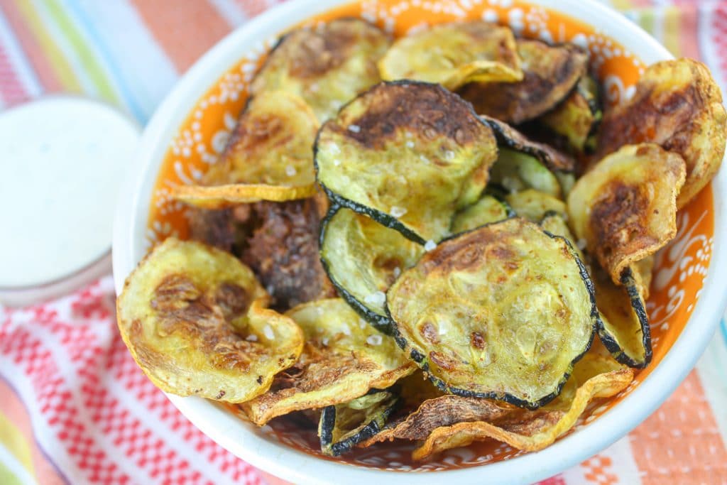 Air Fryer Zucchini Chips