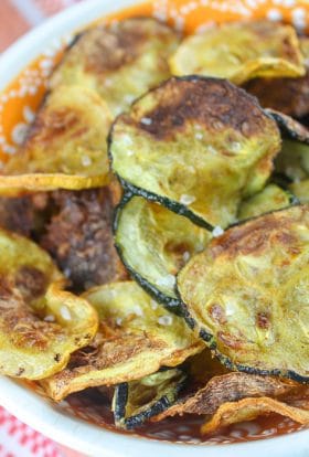 Air Fryer Zucchini Chips