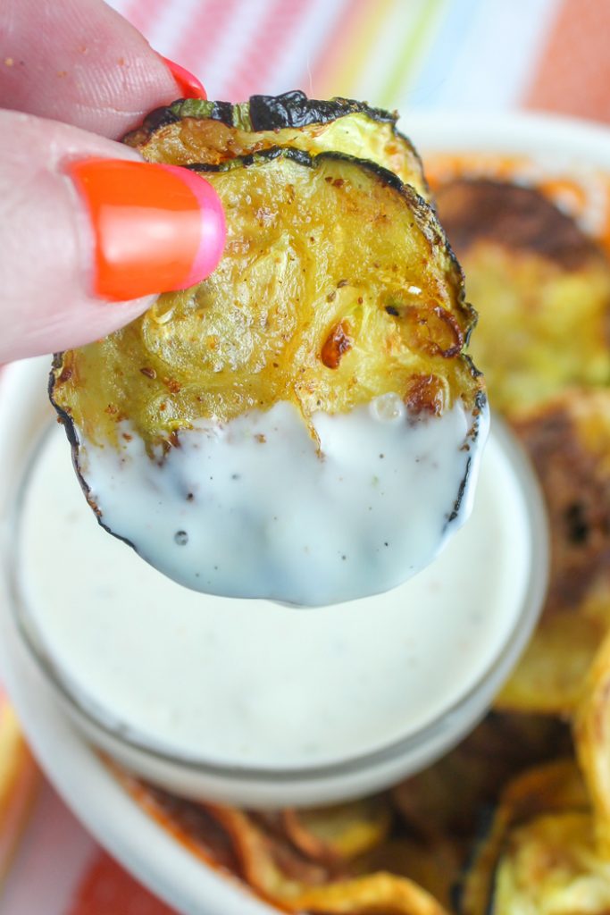 Air Fryer Zucchini Chips