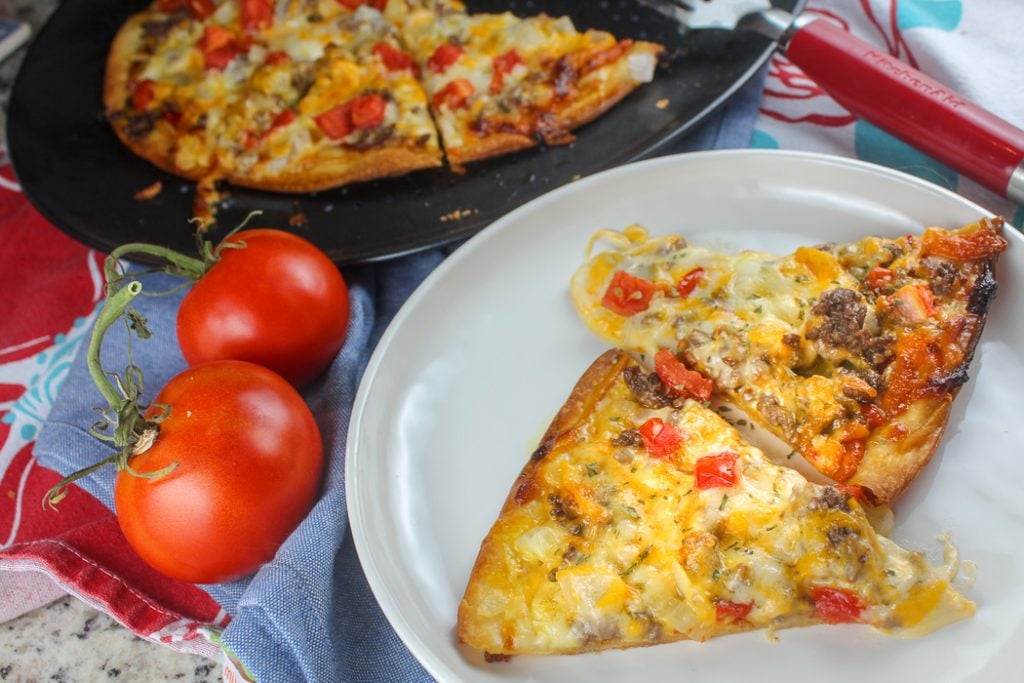 Copycat Dominos Cheeseburger Pizza