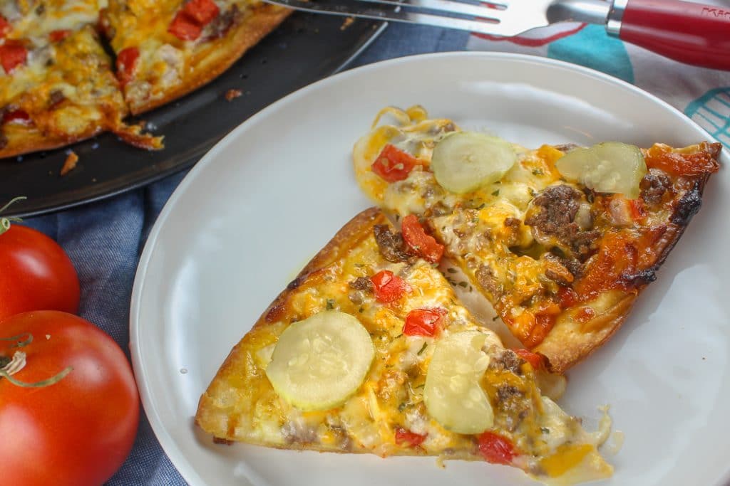 Copycat Dominos Cheeseburger Pizza