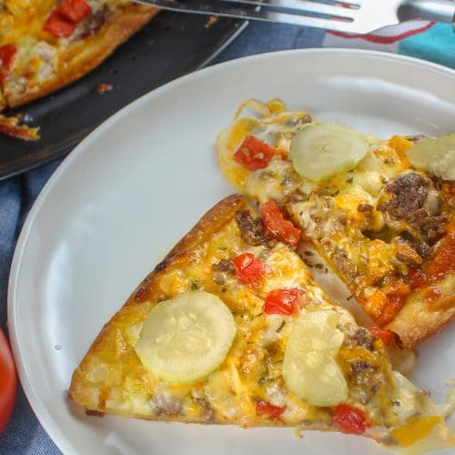 Copycat Dominos Cheeseburger Pizza