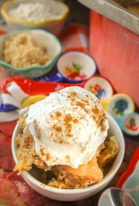 Dutch Oven Apple Cobbler