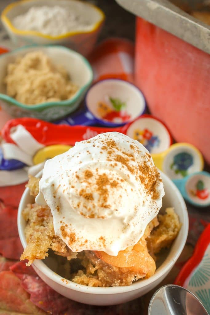 Dutch Oven Apple Cobbler