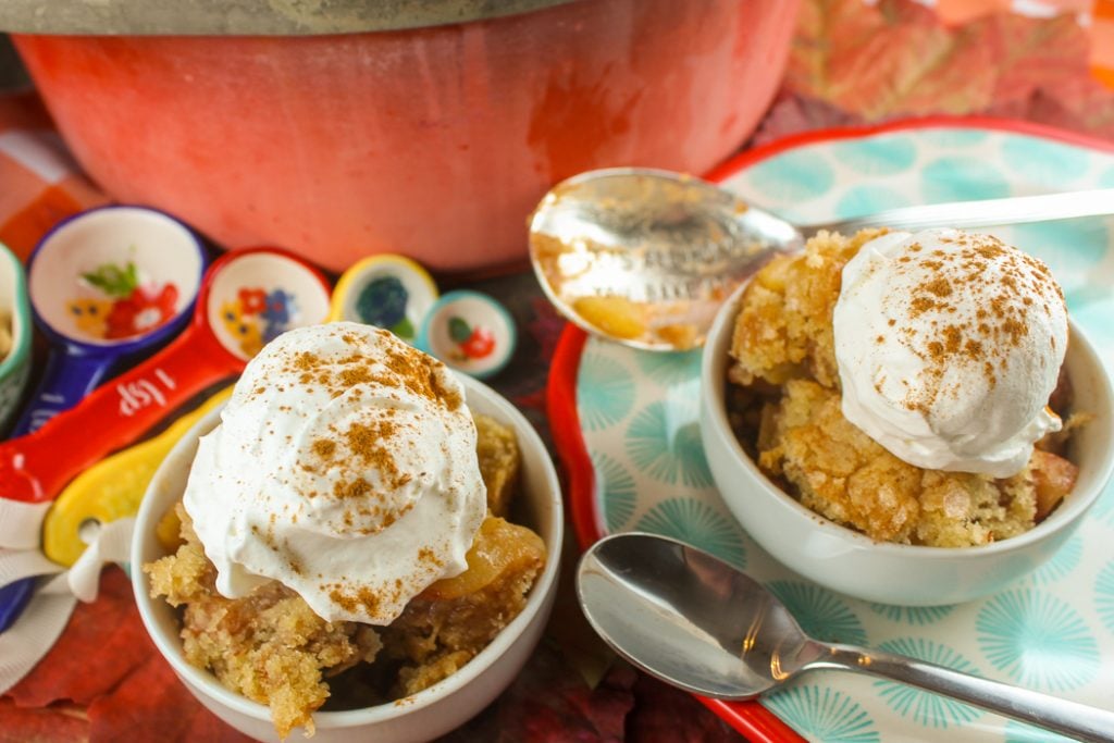 Dutch Oven Apple Cobbler