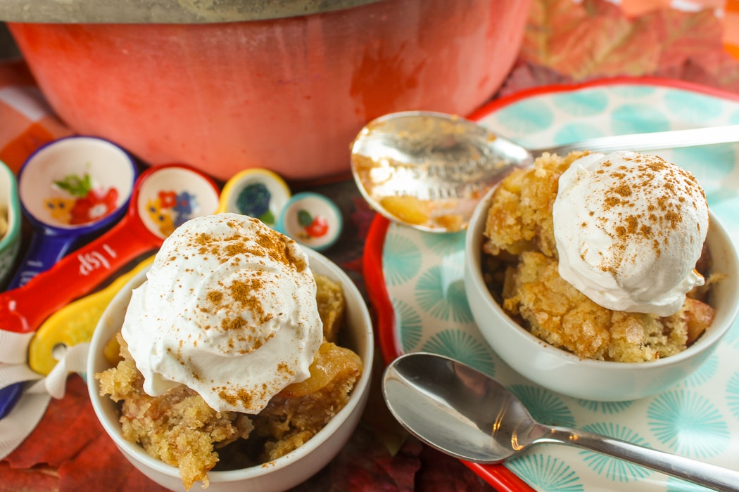 Dutch Oven Apple Cobbler The Food Hussy