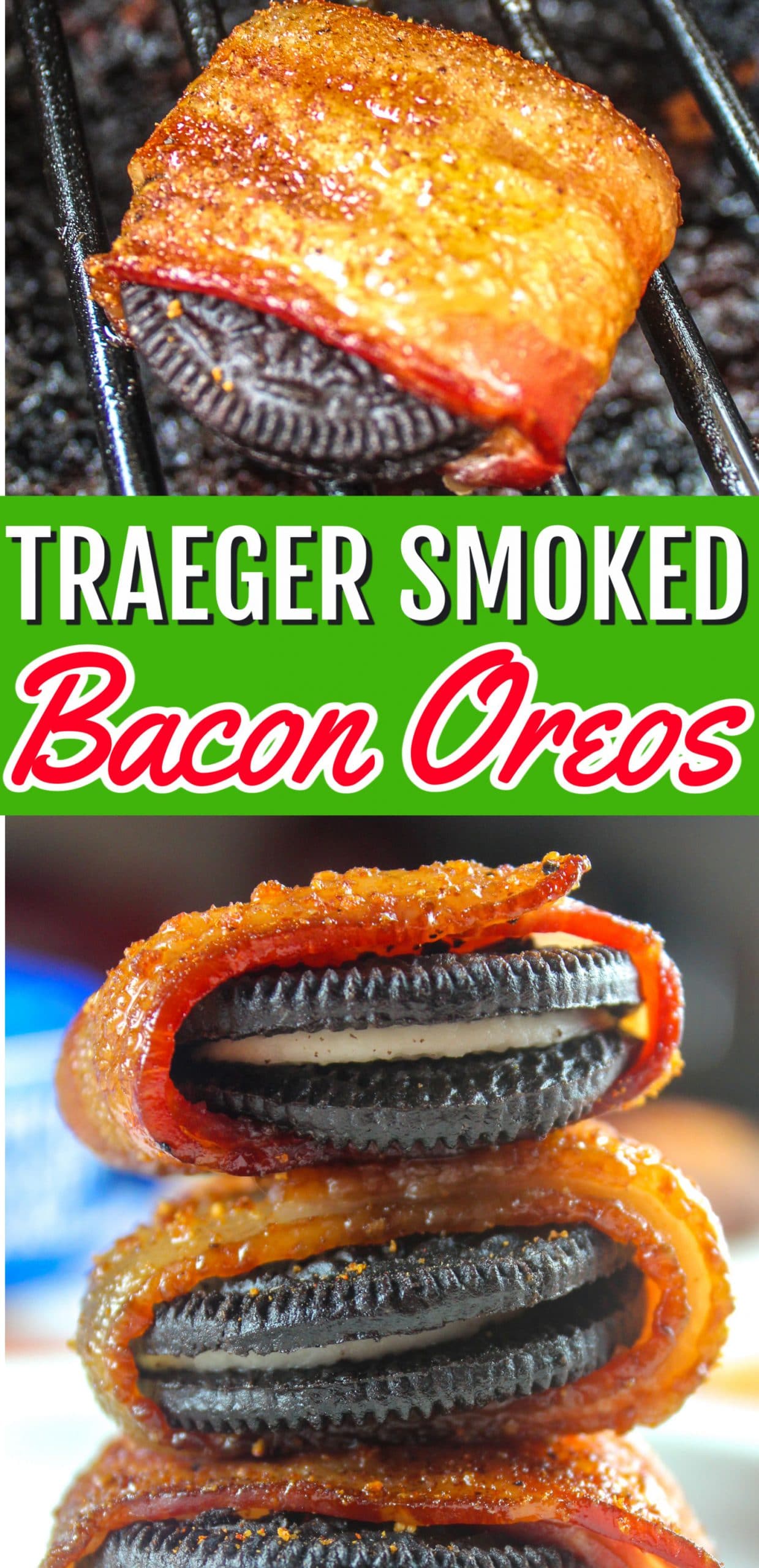 Sometimes I'm just sitting around on a Saturday and think - I want bacon. And then I think - I want Oreos. Guess what - I want both - AT THE SAME TIME! These Traeger Smoked Bacon Wrapped Oreos will satisfy any and all cravings! Sweet? Check! Savory? Check!  via @foodhussy