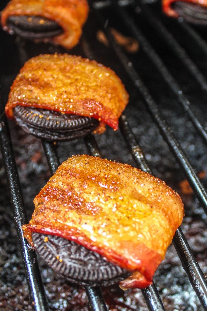 Traeger Smoked Bacon Wrapped Oreos