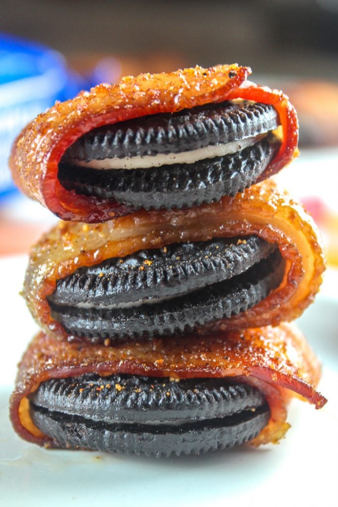 Traeger Smoked Bacon Wrapped Oreos