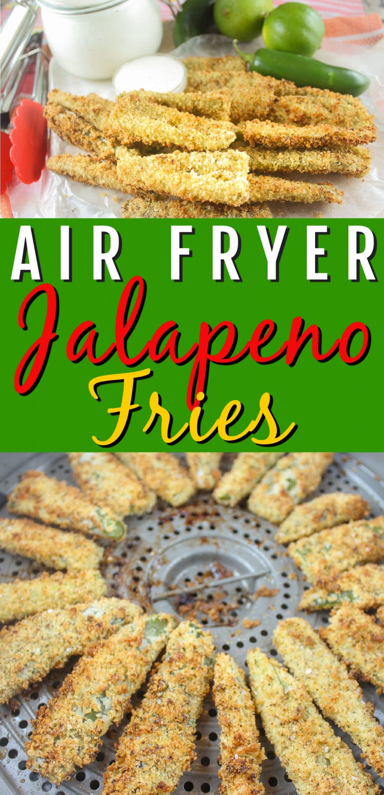 Stop the press - go buy some jalapenos right now and get the air fryer out!!! Air Fryer Jalapeno Fries are going to be your families new favorite!!! These are my new favorite! I ate 5 peppers in one sitting!!!  via @foodhussy