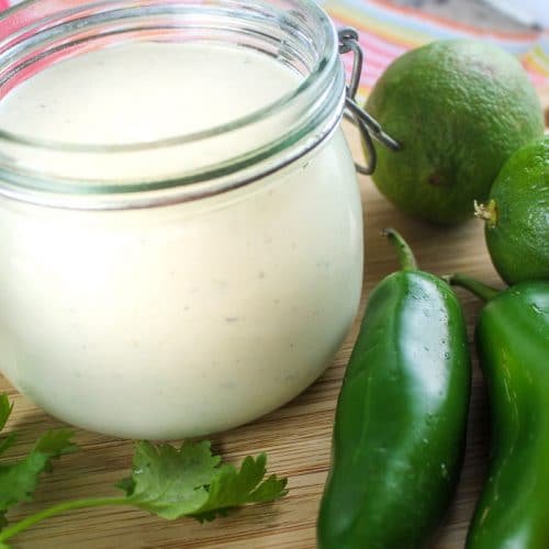 Copycat Chuy's Creamy Jalapeno Ranch Dressing