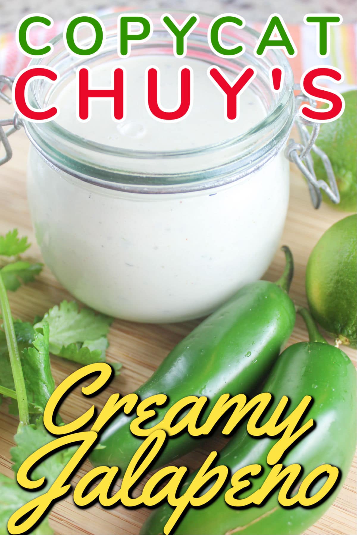 This Copycat Chuy's Creamy Jalapeno Ranch recipe is ready in 5 minutes and is so much better than anything out of a bottle! Chuy's is one of my favorite spots for dining out. I tried their Creamy Jalapeno Ranch and HAD to come home and make it for myself! via @foodhussy