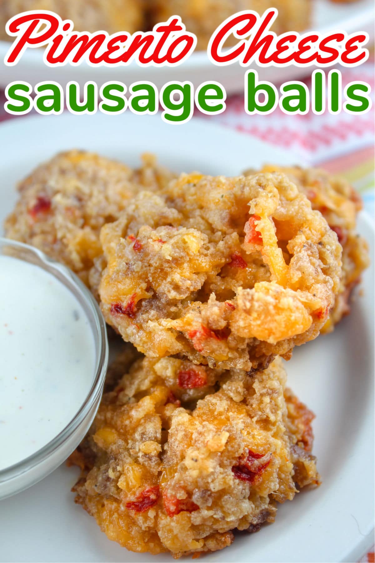 Pimento Cheese Sausage Balls are so tasty and I think the best version of sausage balls. If you haven't had them before - now's the time to make them! They're quick and a fun party food - but they also reheat really well.  via @foodhussy