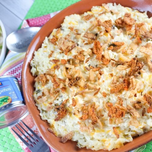 Cheesy Mexican Rice Casserole