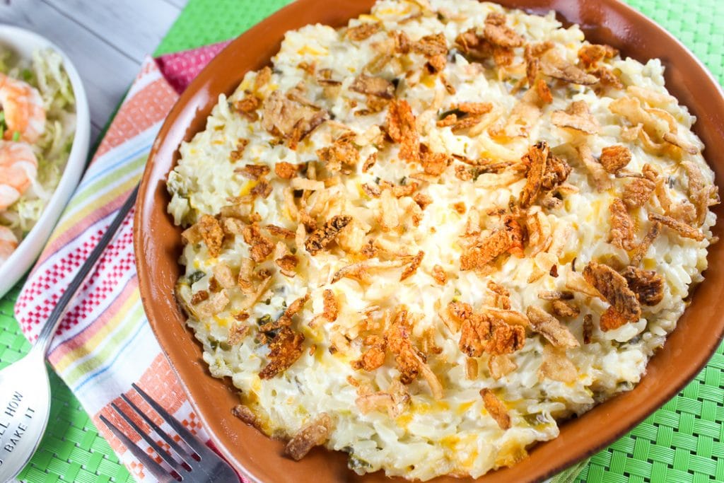 Cheesy Mexican Rice Casserole