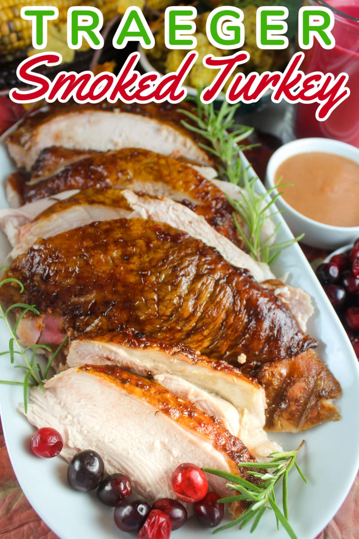 Impress the fam this week with a Traeger Smoked Turkey Breast! You will not BELIEVE how delicious, juicy and EASY this recipe is! Besides the turkey, there are TWO ingredients!!!  via @foodhussy