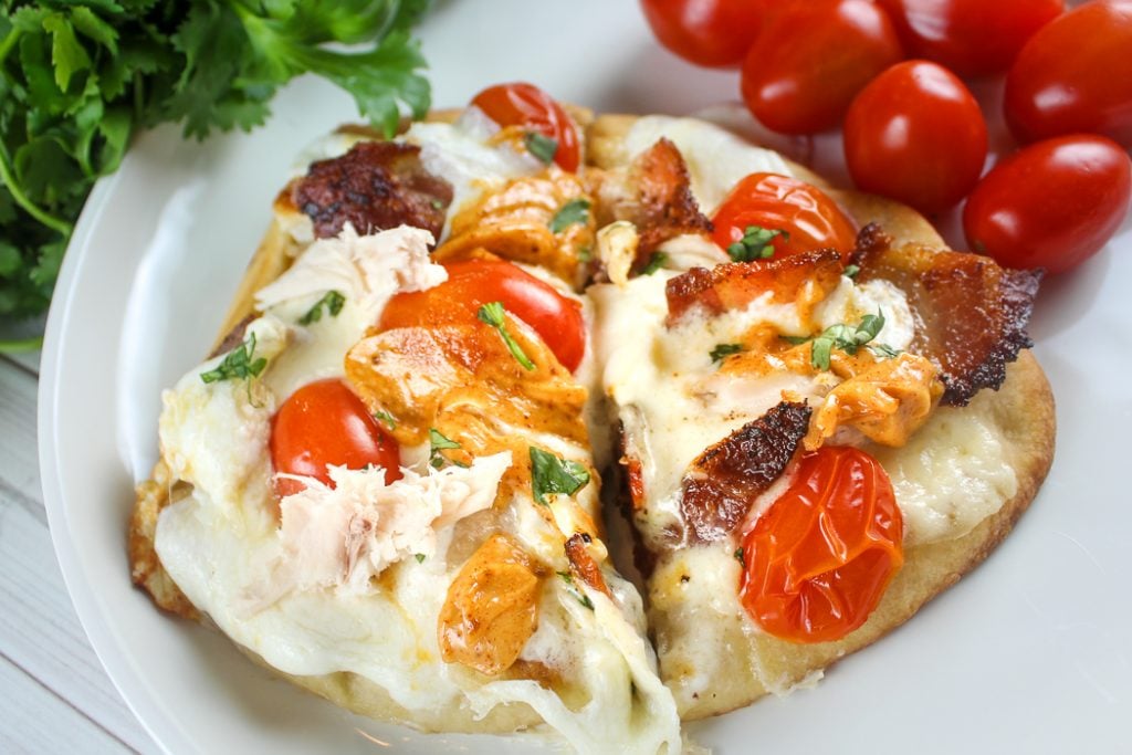 Copycat Panera Chipotle Chicken & Bacon Flatbread Pizza