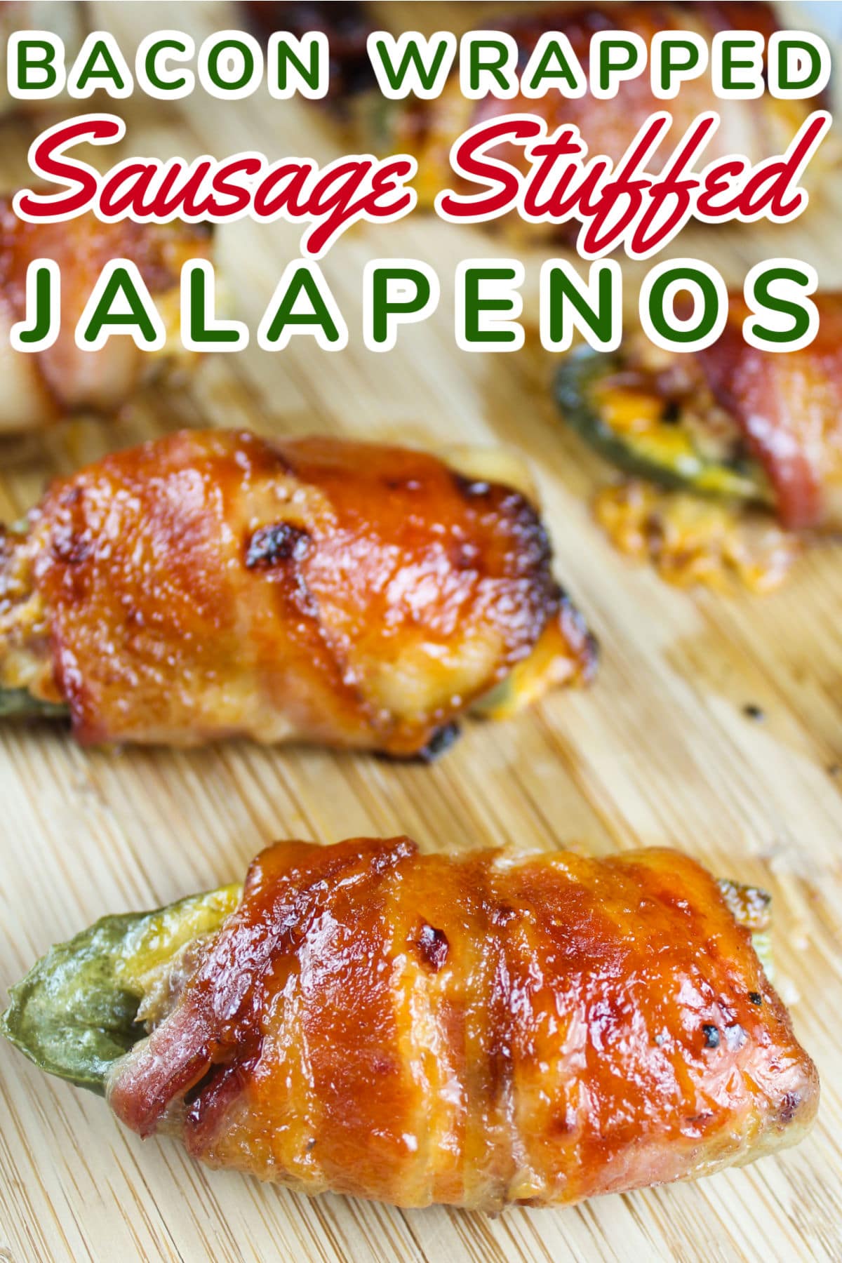 Finger lickin', lip smackin' good - that's how to describe these Sausage Stuffed Jalapenos wrapped in bacon! I literally can't even tell you how amazing these are - you should probably double this recipe - because you're going to eat them ALL!!!!!  via @foodhussy