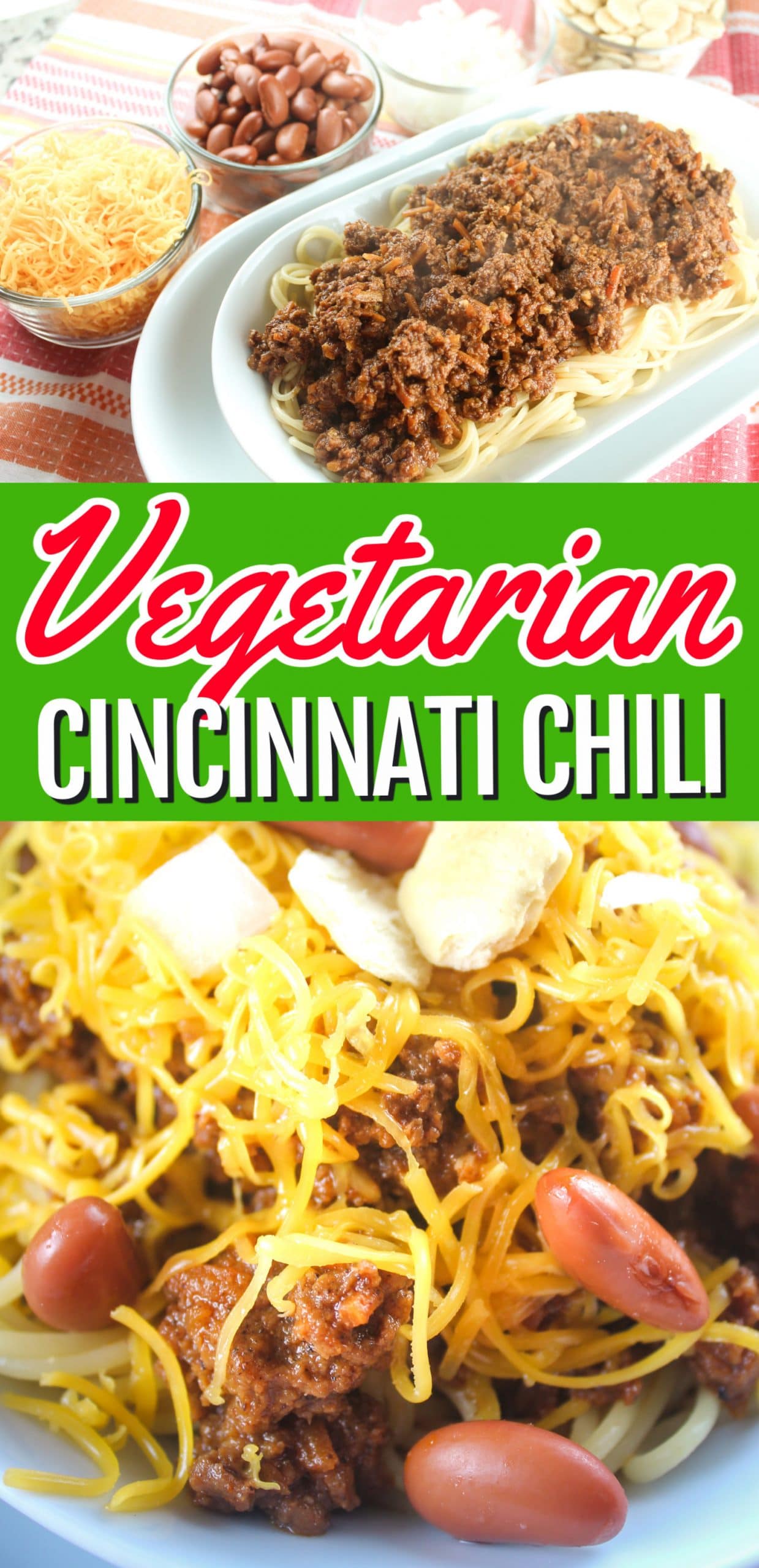 Vegetarian Cincinnati Chili has become a lot easier in this world where plant-based proteins are so much more prevalent. This recipe for a vegetarian version of Cincinnati chili also has some added veggies and a little spice for kick! No worries though - we didn't lose any of the CHEESE!  via @foodhussy