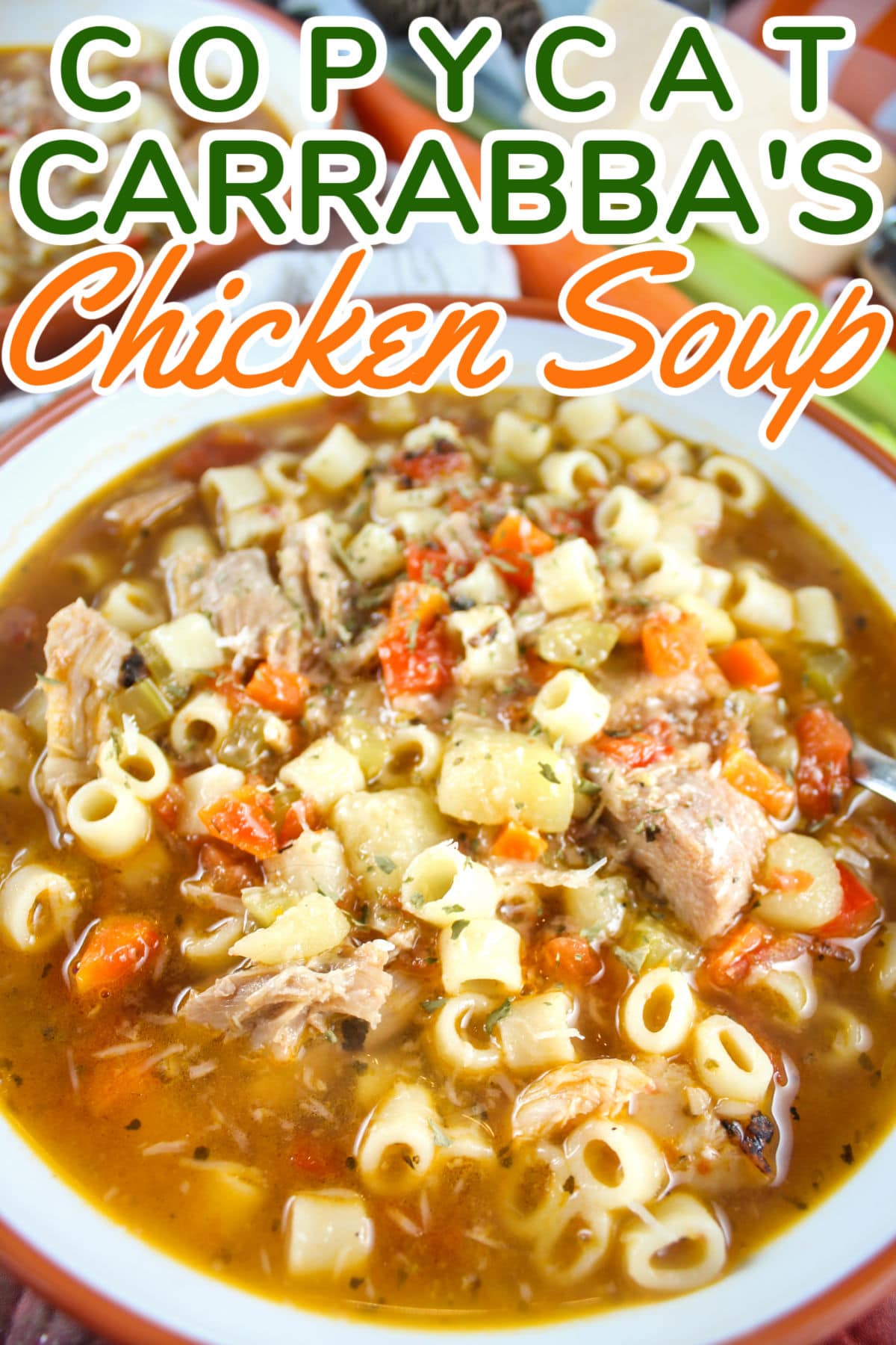Carrabba's Spicy Chicken Soup is easily going down as my new go-to soup recipe! It's layered with flavors and oh-so comforting!!!! Plus - I used leftover rotisserie chicken to make it even quicker.  via @foodhussy