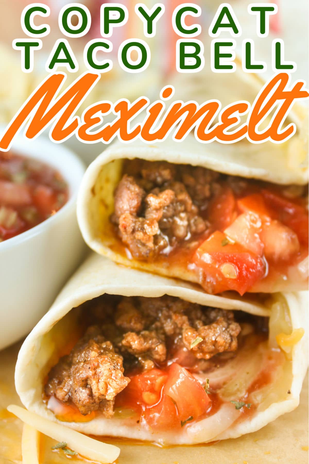 The Meximelt at Taco Bell was one of my absolute favorite menu items - but it's no longer on the menu! Ugh - the tragedy! This Copycat Meximelt brings it back to your kitchen by combining a taco and a quesadilla into a melty taco of goodness.  via @foodhussy
