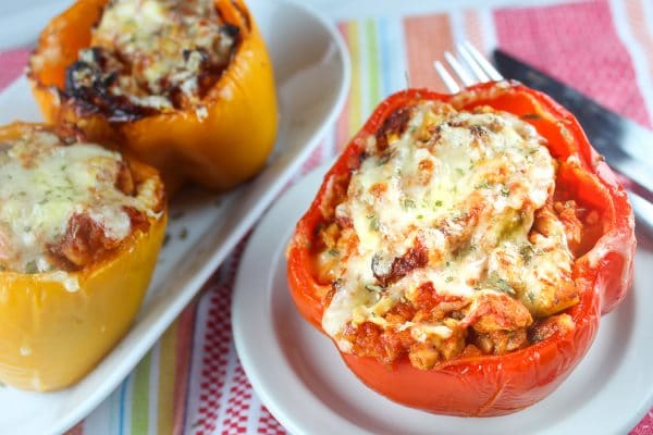 Air Fryer Stuffed Peppers - The Food Hussy
