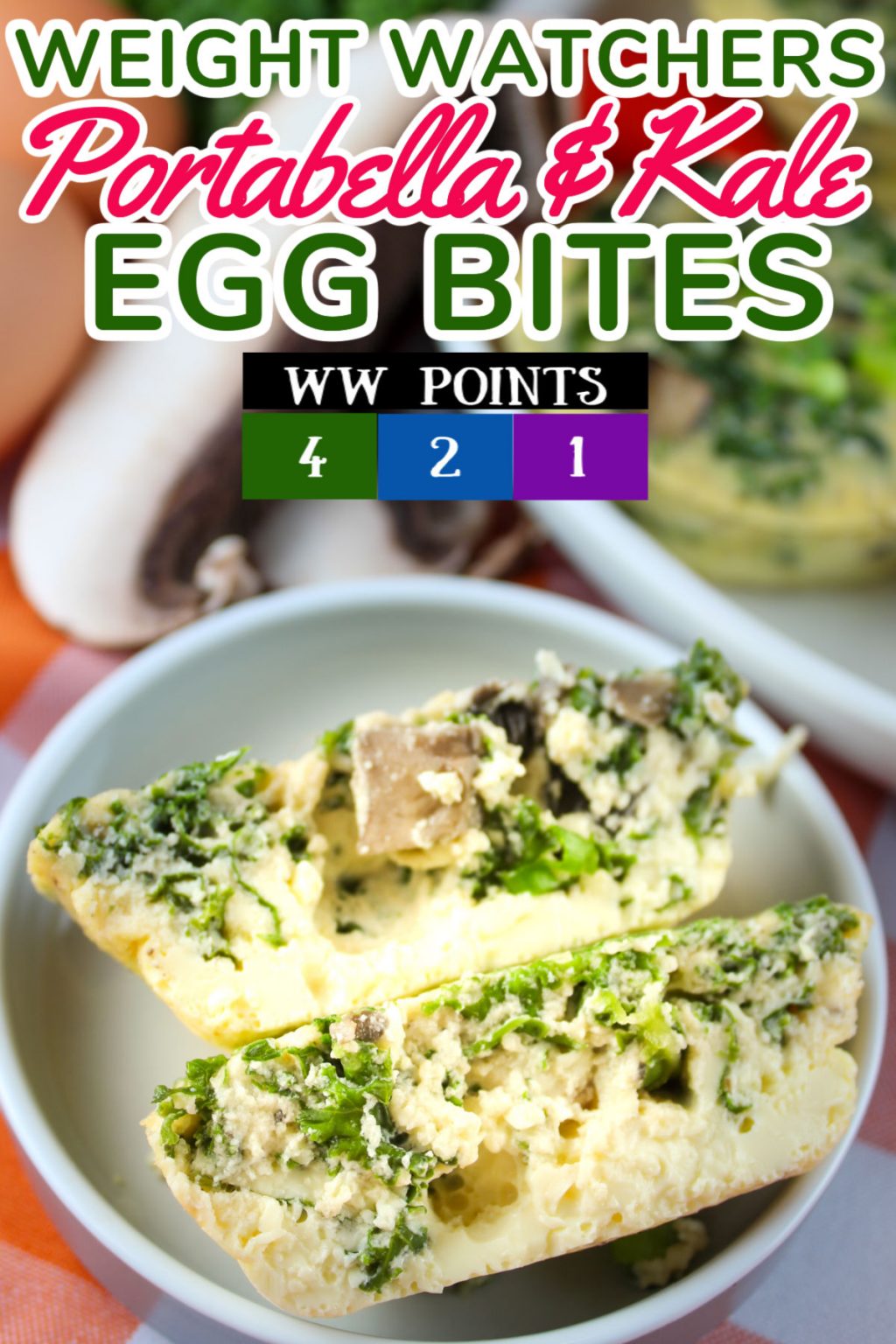 Copycat Starbucks Kale & Portabella Egg Bites - The Food Hussy