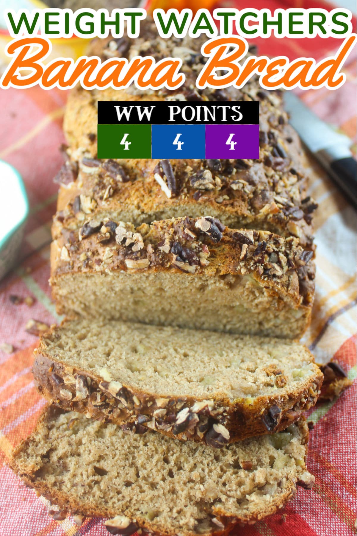 You're going to be shocked when you bite into this Copycat Starbucks Banana Bread and realize it's pretty only 4 Weight Watchers points (all plans)!  via @foodhussy