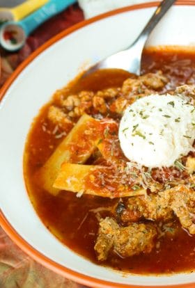 Weight Watchers Lasagna Soup