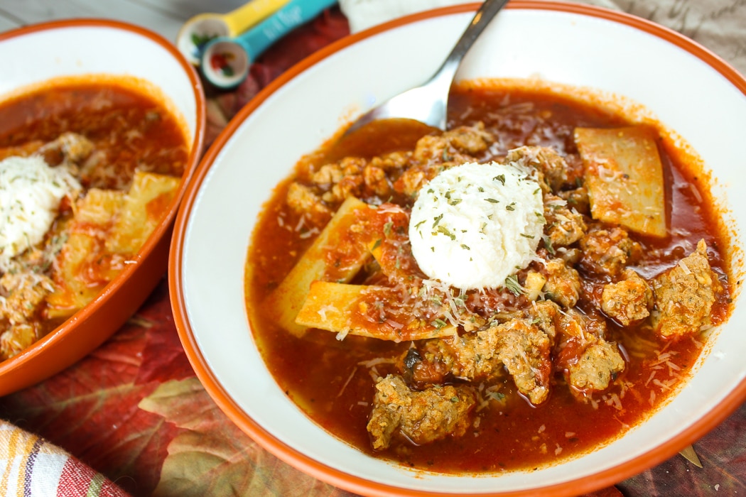 Weight Watchers Lasagna Soup