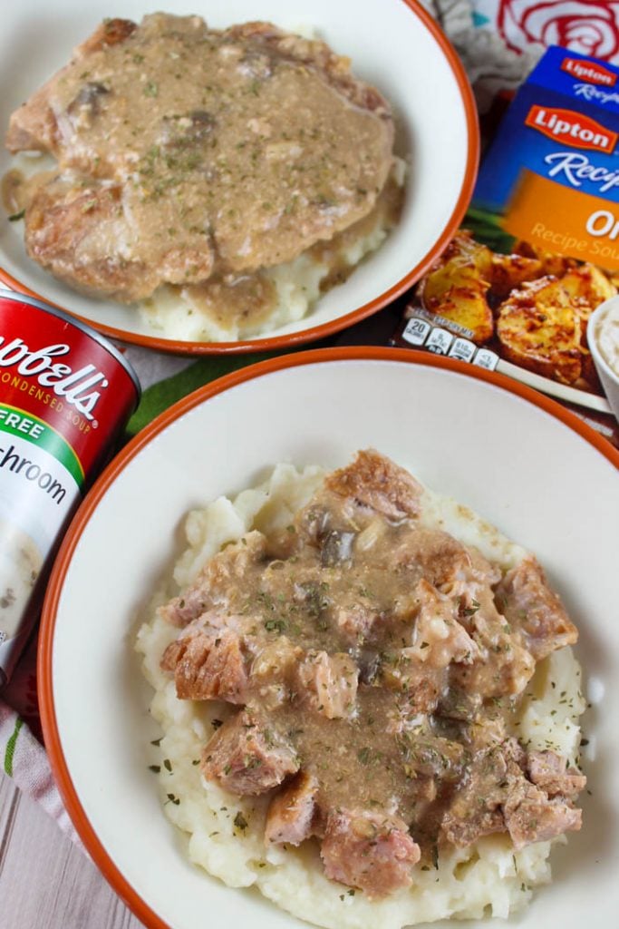 3 Ingredient Crock Pot Pork Chops