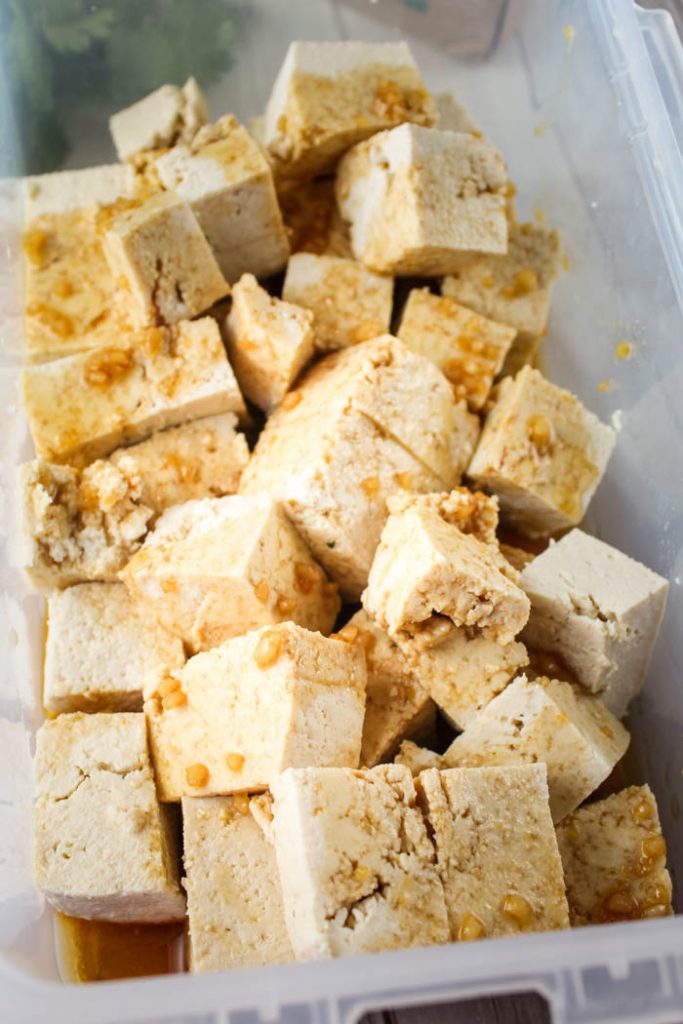 Air Fryer Crispy Tofu