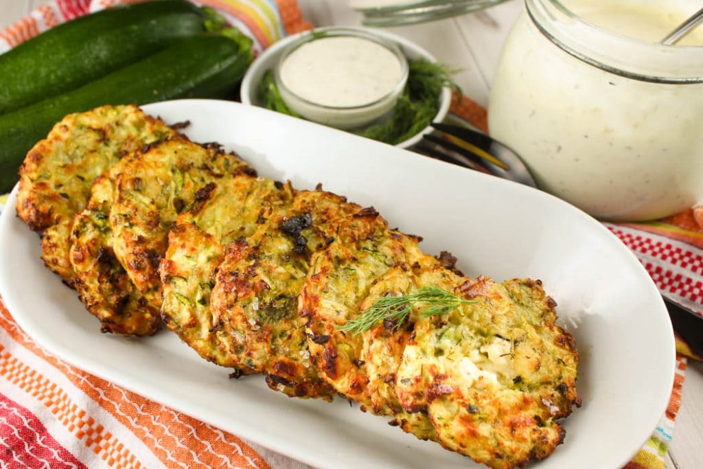 Air Fryer Zucchini Fritters