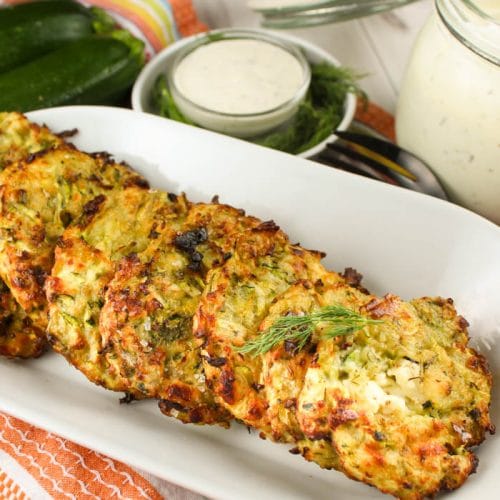 Air Fryer Zucchini Fritters