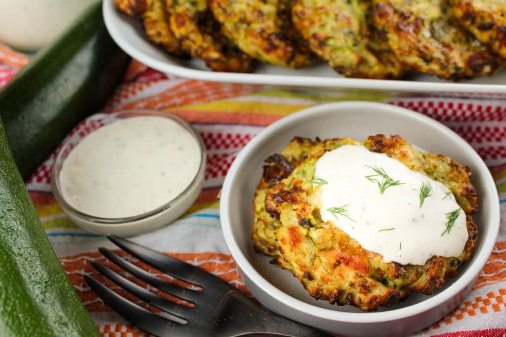 Air Fryer Zucchini Fritters