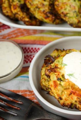 Air Fryer Zucchini Fritters