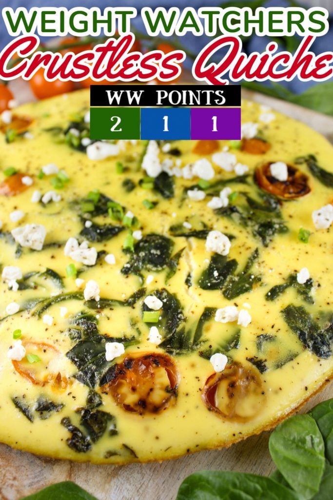 Weight Watchers Crustless Quiche