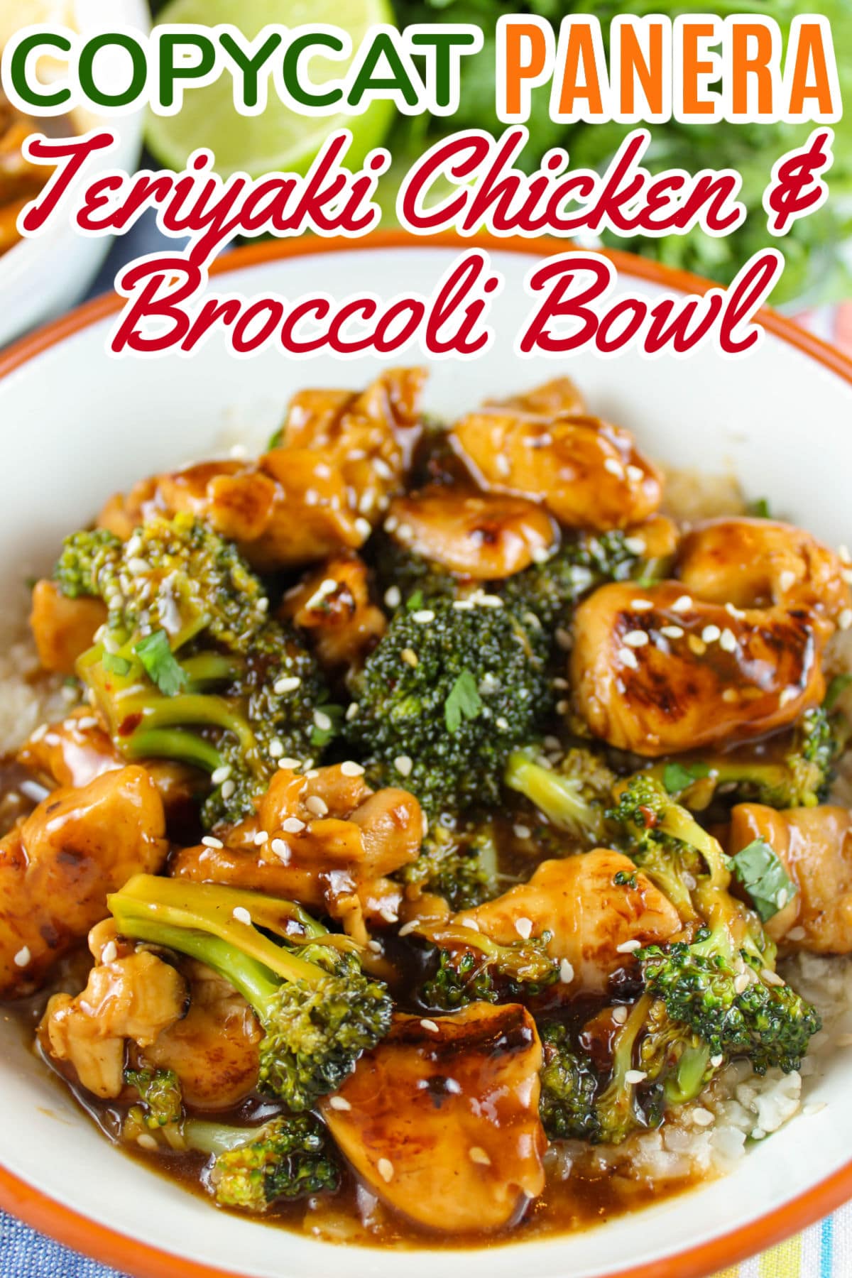 Panera's new Teriyaki Chicken & Broccoli Bowl is new to the menu and I love it! Frankly - I loved it so much I came home and made it the very next day! It's a little sweeter than some teriyaki sauces I've tasted before - but it is super delicious and ready in about 15 minutes!  via @foodhussy